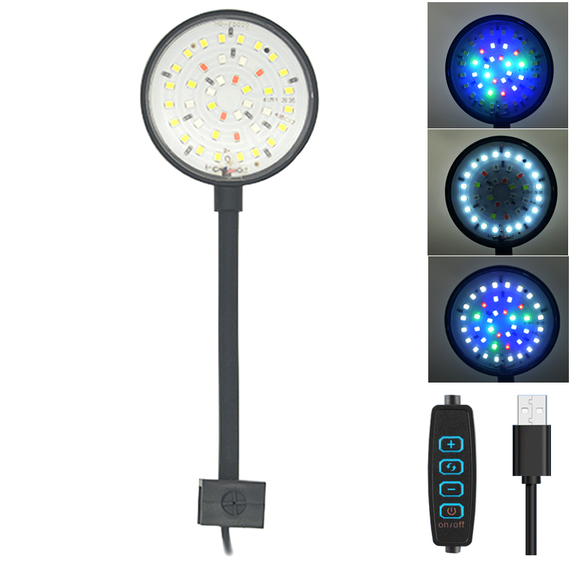 Planted Aquarium Pendant Light - Lampu LED akuarium USB dekorasi tanaman