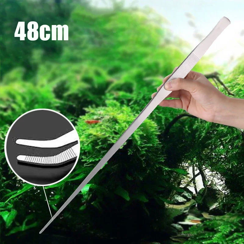 Planted Aquarium Tool Kit - Pinset tangki ikan Stainless Steel 48cm,