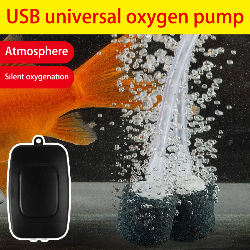 Aquarium Lily Pipe - Kit pompa udara Akuarium Mini, pompa