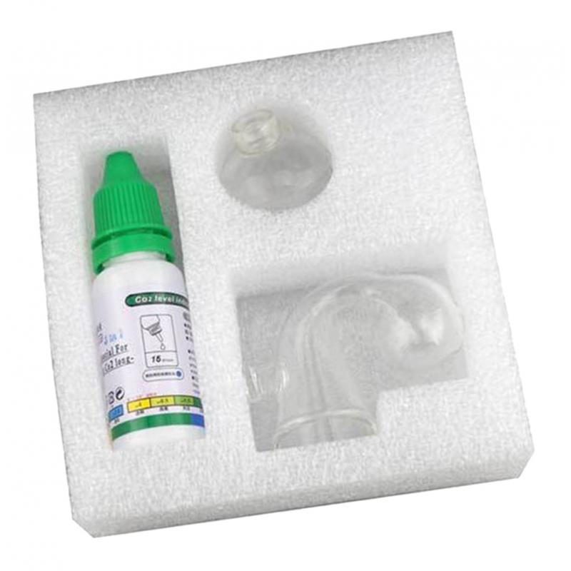 Glass Co2 Drop Checker - Monitor CO2 Akuarium, Pemeriksa Penurunan Karbon