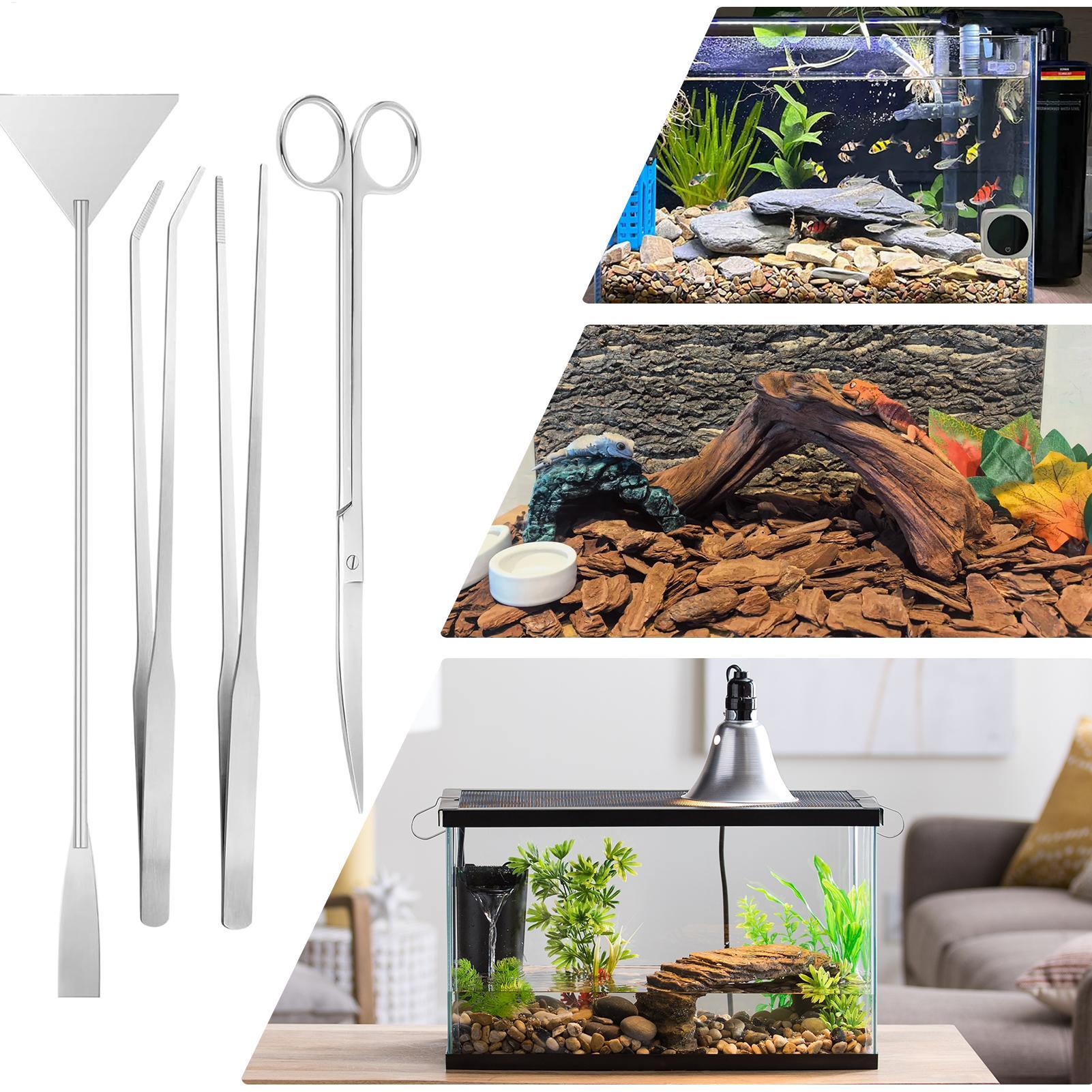 Planted Aquarium Tool Kit - 4 Buah Kit Alat Akuarium Set