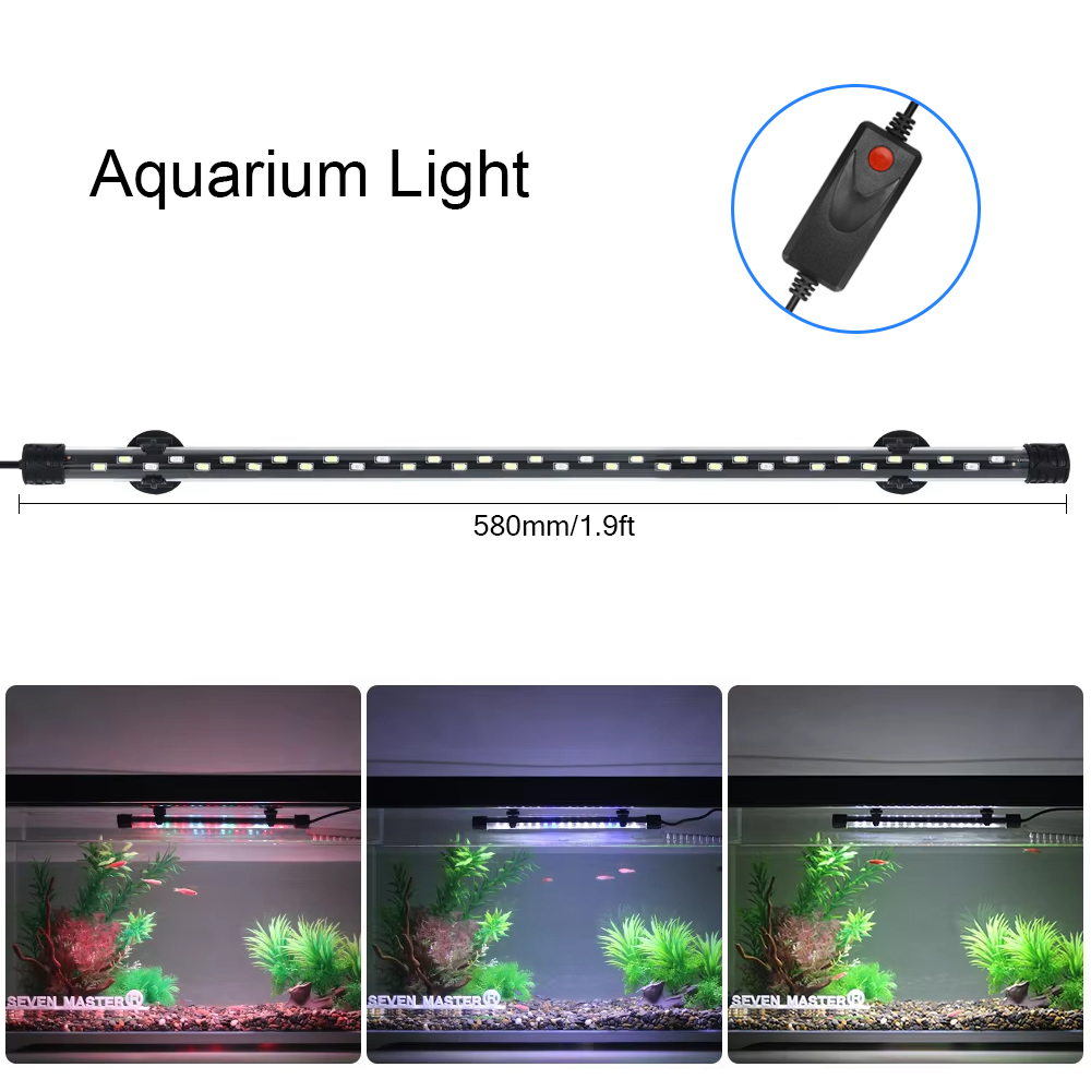 Planted Aquarium Pendant Light - Lampu LED dekorasi akuarium, 58CM lampu