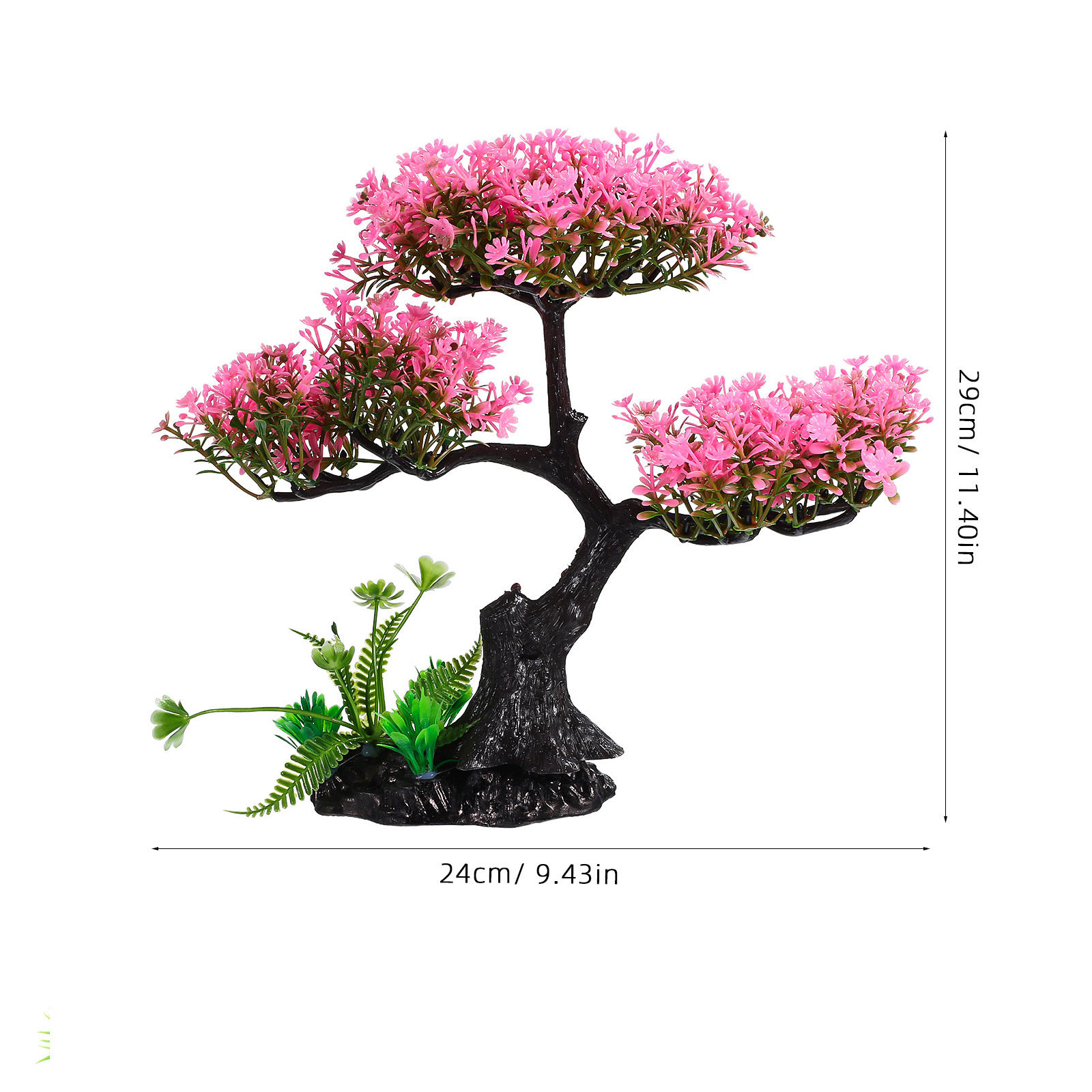 Tanaman Buatan Dekorasi Akuari - Aquarium Planted Tree ulasan dan harga