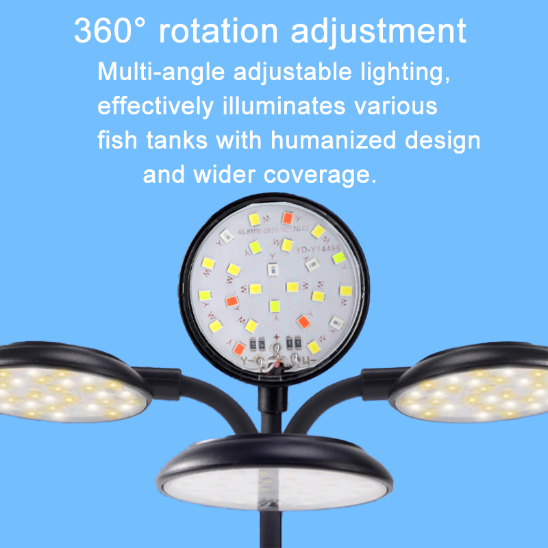 Lampu LED Akuarium USB Lampu T - Planted Aquarium Pendant Light ulasan dan harga