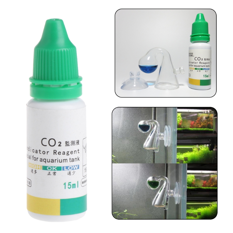 CO2 Fish Tank Diffuse Glass Dr - Glass Co2 Drop Checker ulasan dan harga