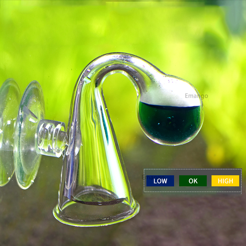 CO2 Fish Tank Diffuse Glass Dr - Glass Co2 Drop Checker ulasan dan harga