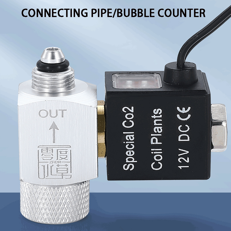 ZRDR Regulator Katup Solenoid  - Glass Co2 Drop Checker ulasan dan harga