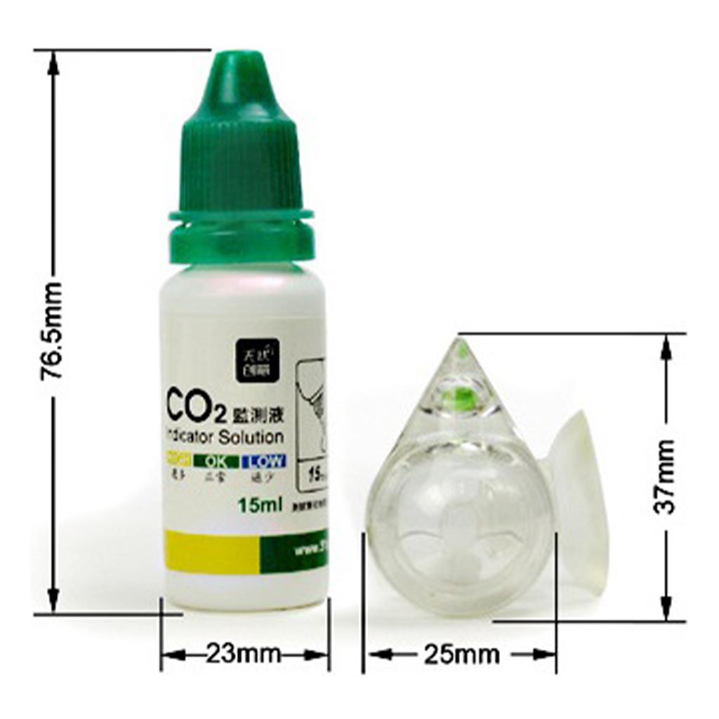 Pengukur Kadar CO2 Akuarium, M - Glass Co2 Drop Checker ulasan dan harga