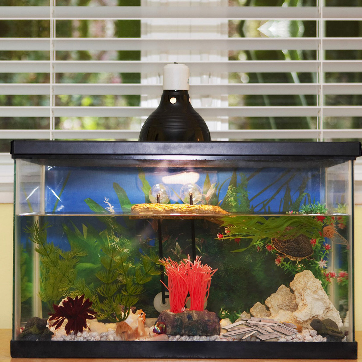 30 Buah Dekorasi Tangki Ikan K - Planted Aquarium Ph ulasan dan harga