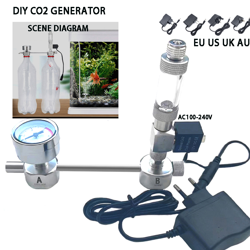 Kit Sistem Generator CO2 DIY u - Glass Co2 Drop Checker ulasan dan harga