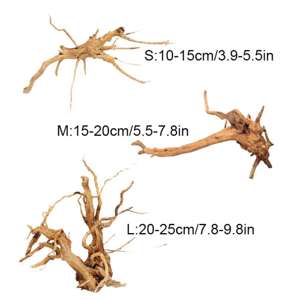 Pohon alami dekorasi akuarium  - Aquarium Planted Tree ulasan dan harga