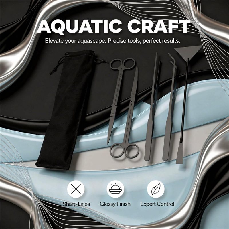 PHFU-Untuk Tanaman Akuatik, Te - Planted Aquarium Tool Kit ulasan dan harga