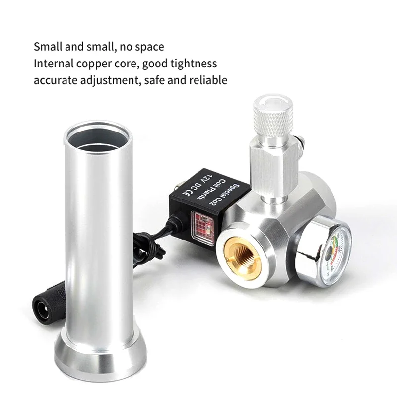 Katup Solenoid Regulator CO2 A - Glass Co2 Drop Checker ulasan dan harga