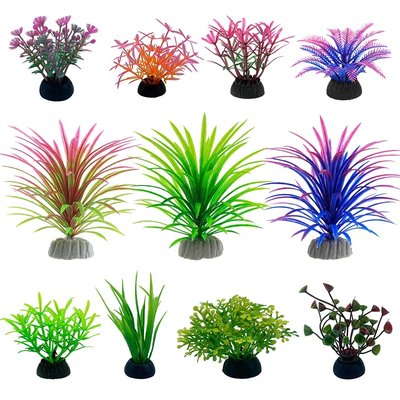 PVC simulasi dekoratif akuariu - Aquarium Planted Tree ulasan dan harga