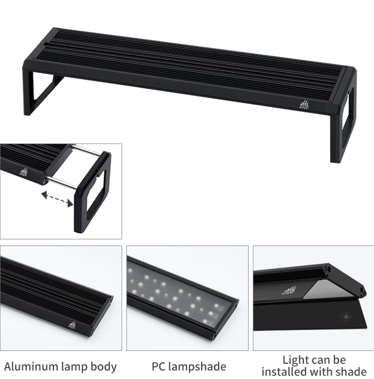 Lampu Akuarium LED UV RGB Seri - Planted Aquarium Pendant Light ulasan dan harga