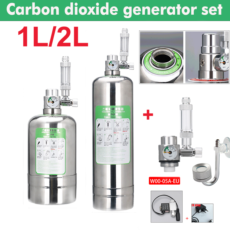 Sistem Generator CO2 Akuarium  - Glass Co2 Drop Checker ulasan dan harga
