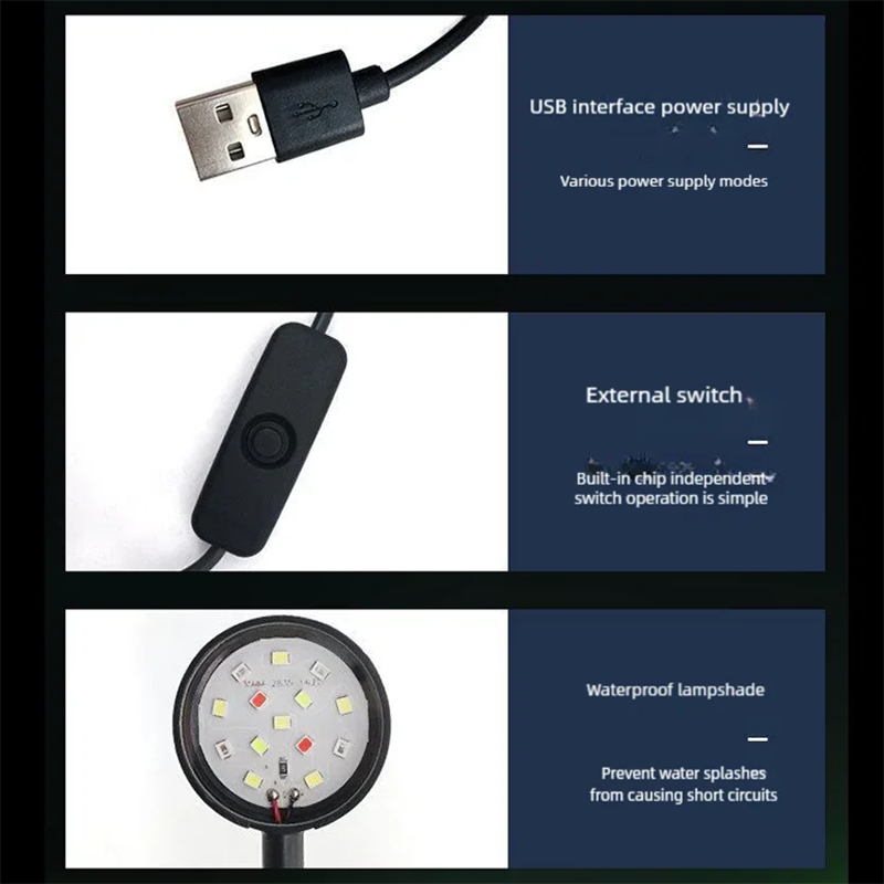 Lampu Klip Akuarium LED USB Tr - Planted Aquarium Pendant Light ulasan dan harga