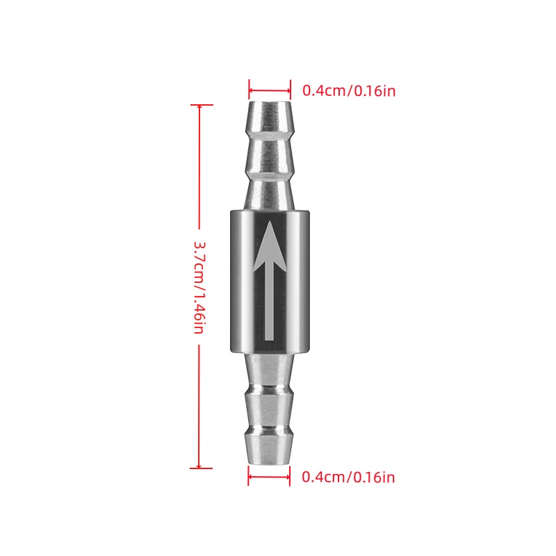 1 buah Katup Air Akuarium Baja - Glass Co2 Drop Checker ulasan dan harga