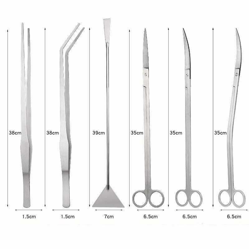 Set Alat Tanaman Air Diperpanj - Planted Aquarium Tool Kit ulasan dan harga