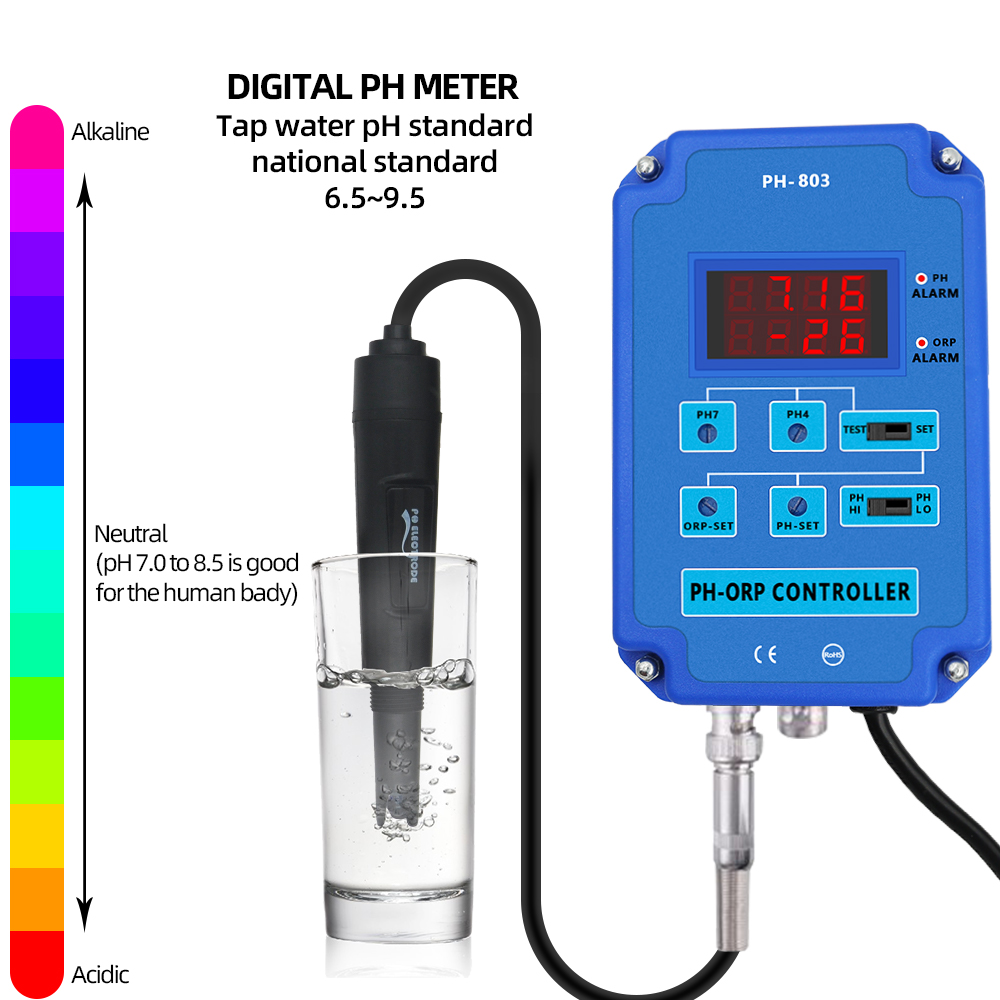 PH-803 Digital 2 & 1 PH ORP Re - Planted Aquarium Ph ulasan dan harga