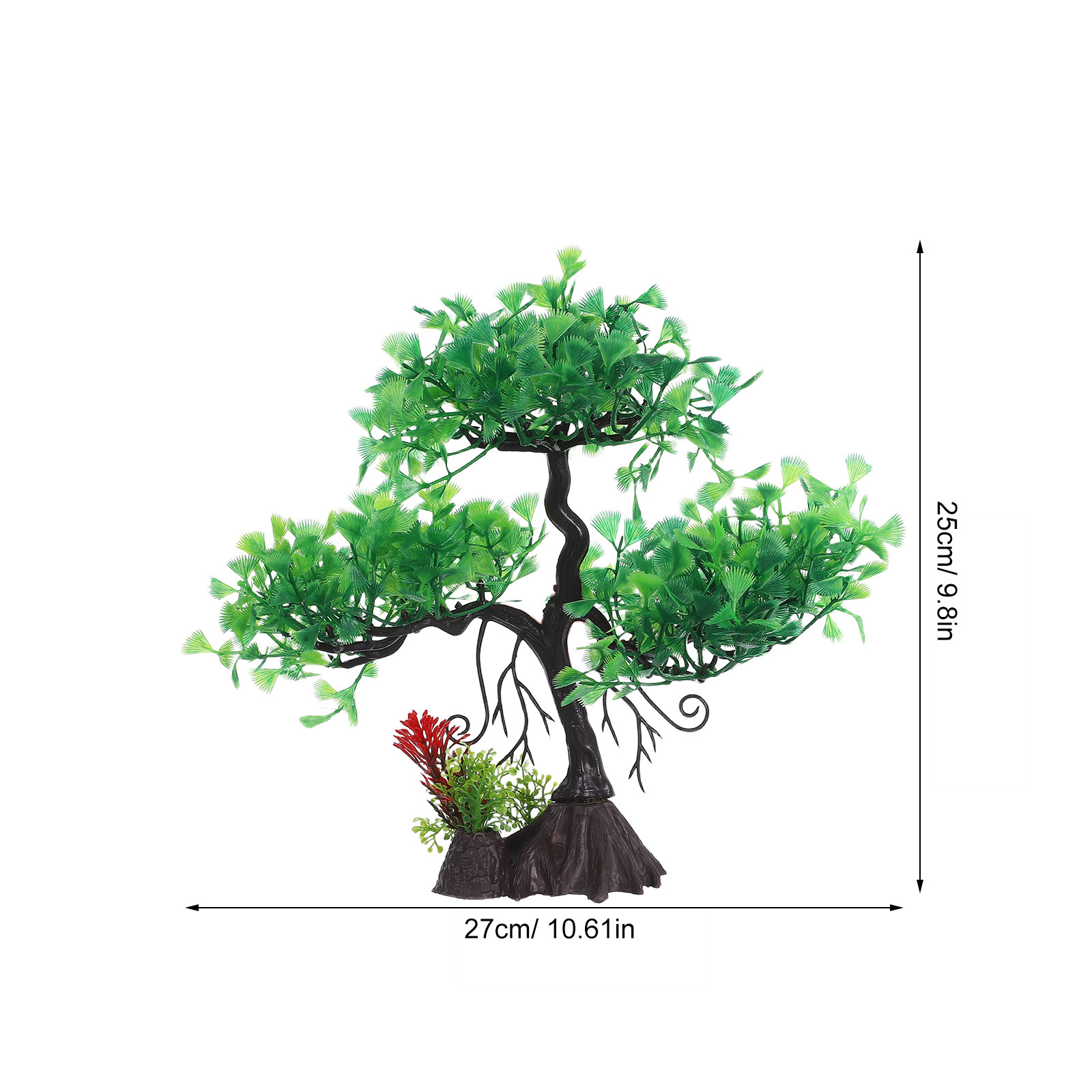 Pohon Bonsai Akuarium Buatan y - Aquarium Planted Tree ulasan dan harga